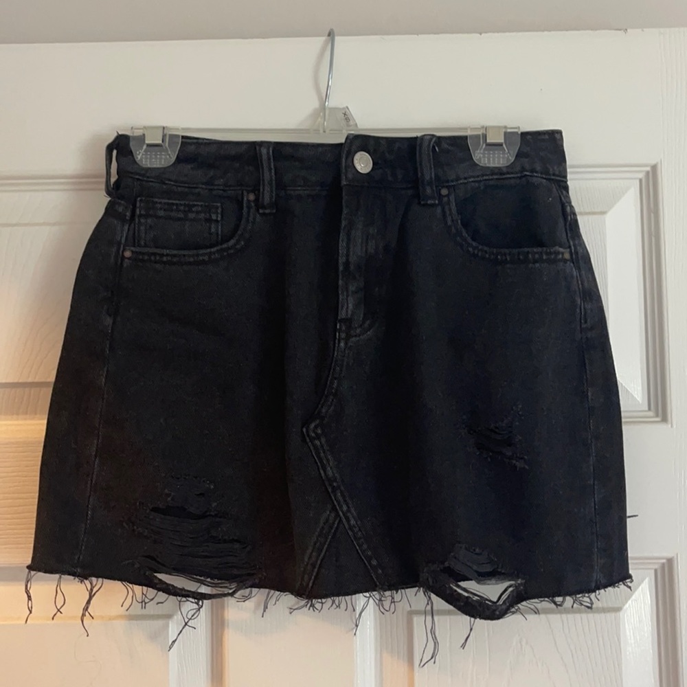 Pacsun Black denim skirt